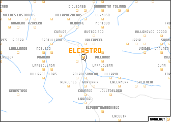map of El Castro