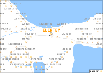 map of El Catey