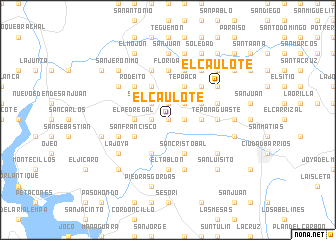 map of El Caulote