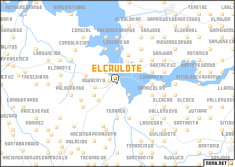 map of El Caulote