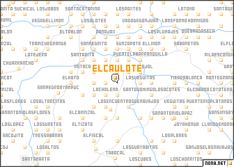 map of El Caulote