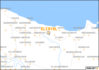 map of El Cayal