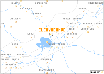 map of El Cayo Campo