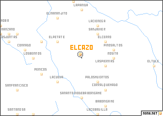 map of El Cazo