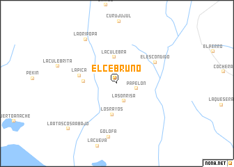 map of El Cebruno