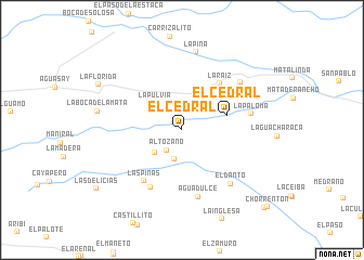 map of El Cedral