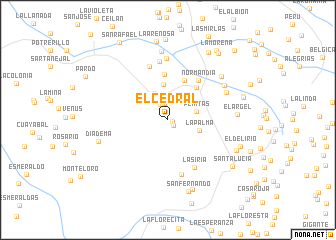 map of El Cedral