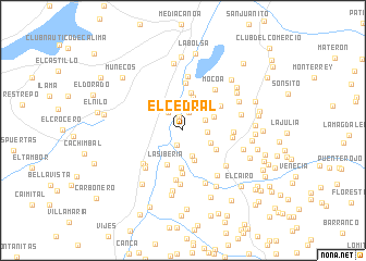 map of El Cedral