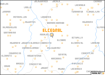 map of El Cedral