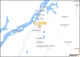 map of El Cedro