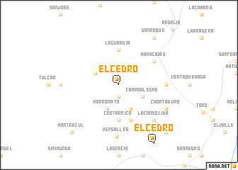 map of El Cedro