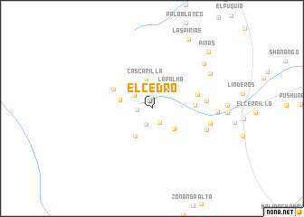 map of El Cedro