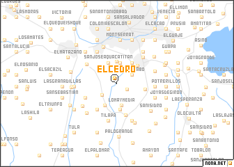 map of El Cedro