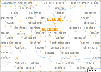 map of El Cedro