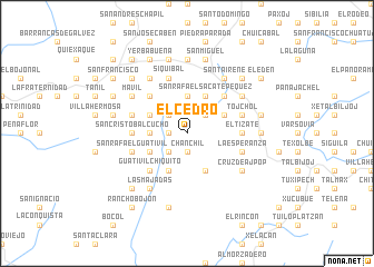 map of El Cedro