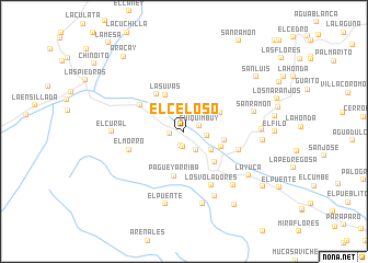 map of El Celoso
