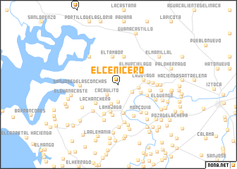 map of El Cenicero