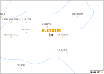 map of El Centro