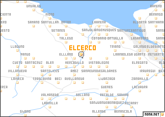 map of El Cerco