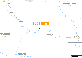 map of El Cerrito