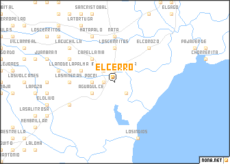 map of El Cerro