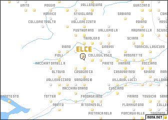 map of Elce