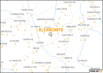 map of El Chachate
