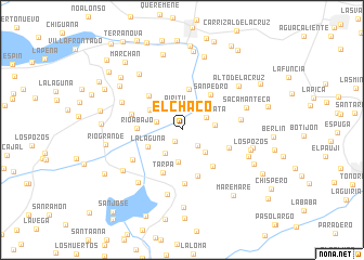 map of El Chaco