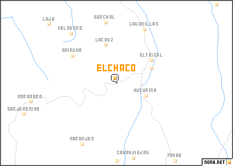 map of El Chaco