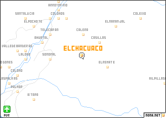 map of El Chacuaco