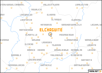 map of El Chagüite