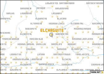 map of El Chagüite