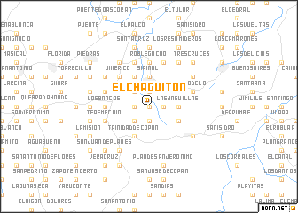 map of El Chagüitón