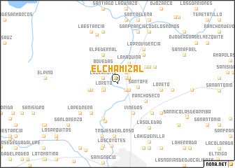 map of El Chamizal
