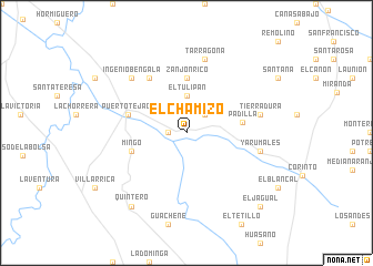 map of El Chamizo