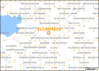 map of El Chaperno