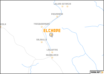 map of El Chape