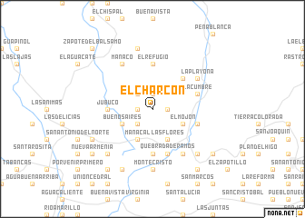 map of El Charcón