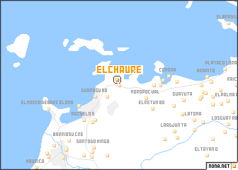 map of El Chaure