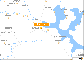 map of El Chicar