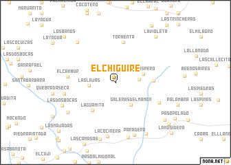 map of El Chigüire