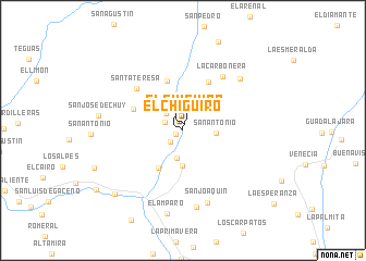 map of El Chiguiro
