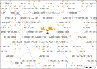 map of El Chile