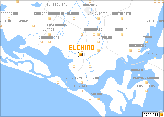 map of El Chino