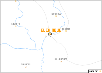 map of El Chinque