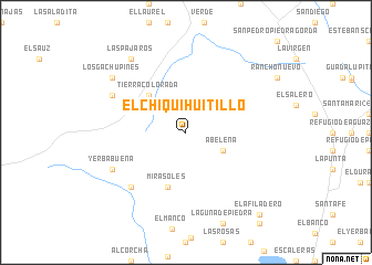 map of El Chiquihuitillo