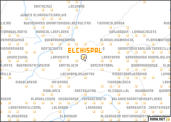 map of El Chispal