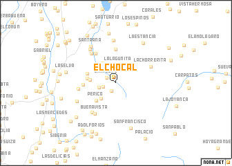 map of El Chocal