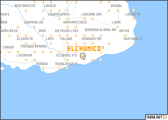 map of El Chumico