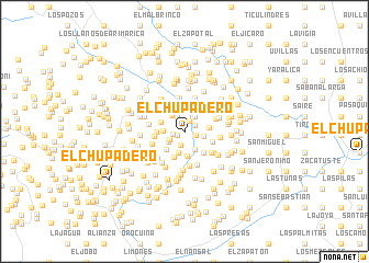 map of El Chupadero
